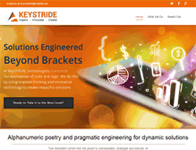 Tablet Screenshot of keystride.com